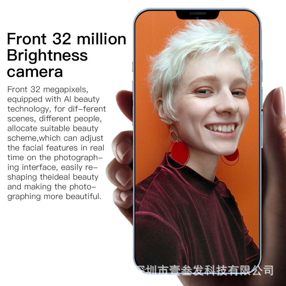 I15 Pro Max Popular2+16G 6.53Large Screen All-in-One Computer Factory5G New Mobile Phone