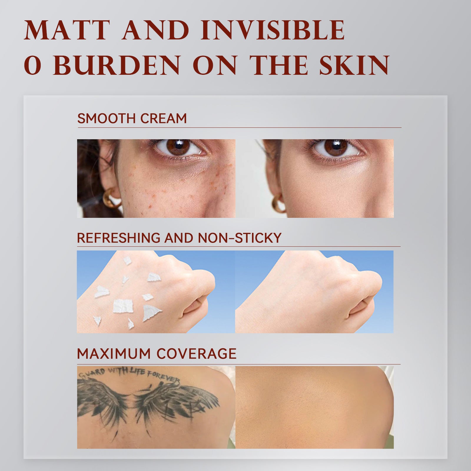 sheloves Anti-UV Foundation Stick Natural Long-lasting Concealer Non-removing Makeup Non-stuck Powder Foundation Cream