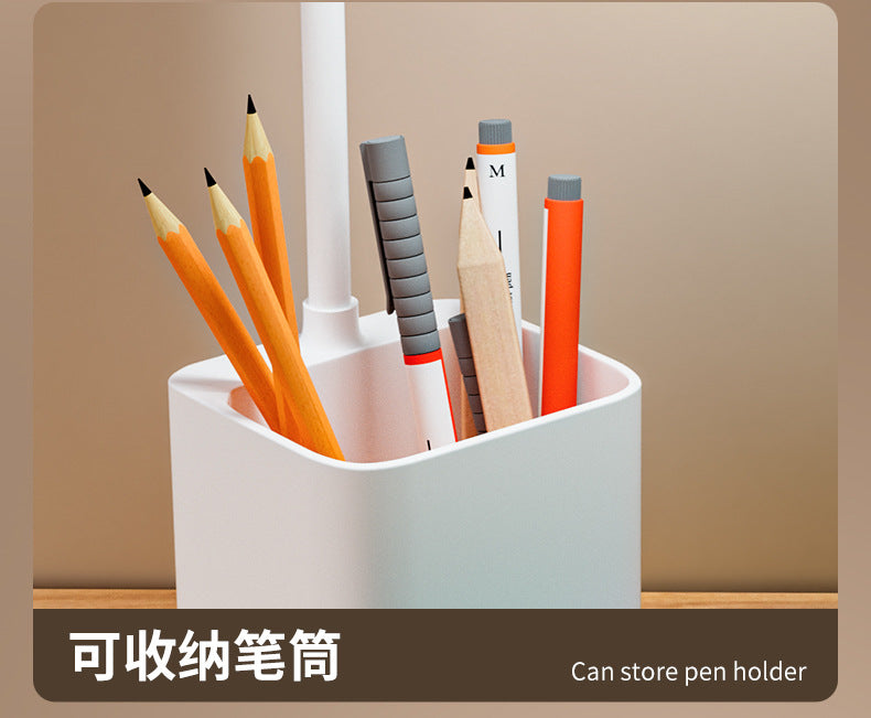 Custom Desk Lamp Study Eye Protection Dormitory Lamp Student Desk Rechargeable Children's Desktop Lamp Pen Holder Reading Lamp