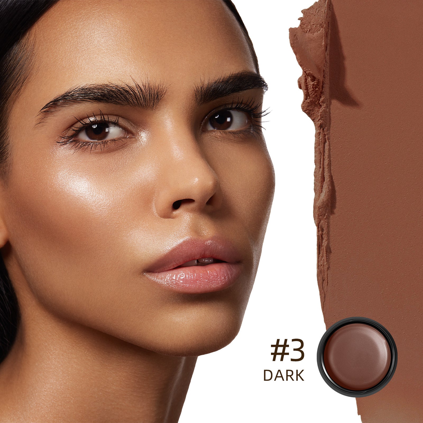 Contour Cream Waterproof Contouring Cream Durable Highlighter Natural Highlight Shadow Cream