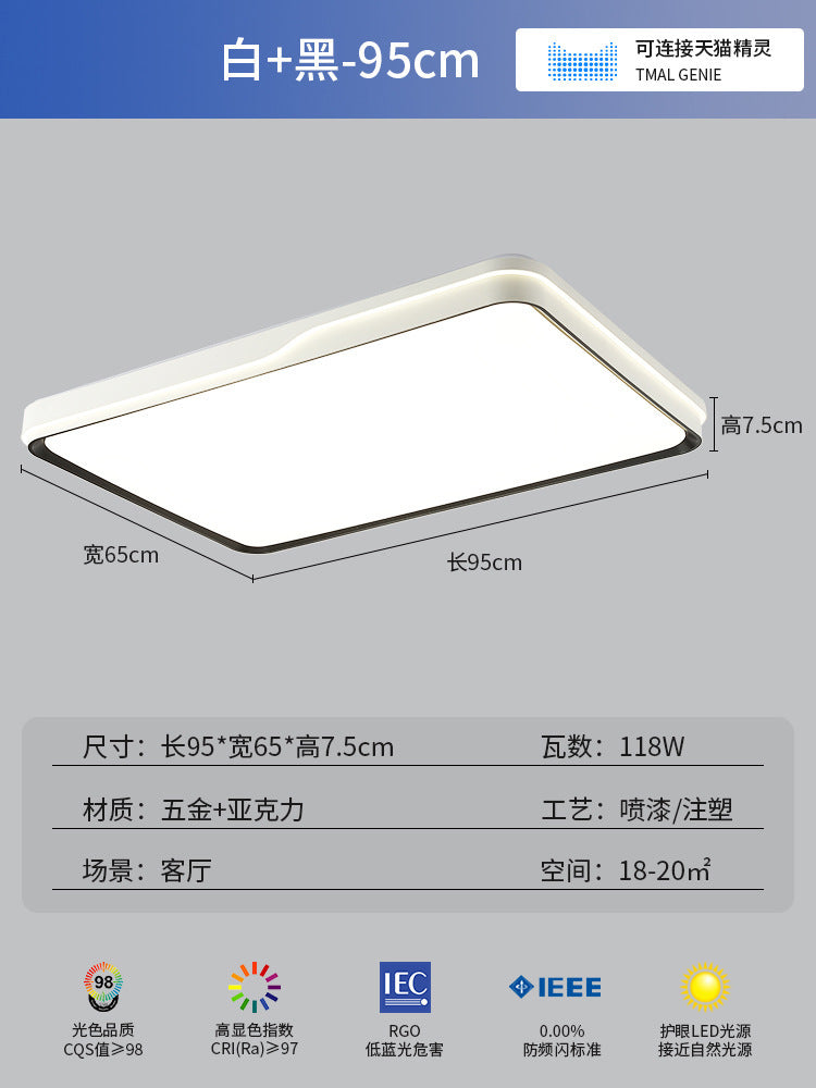 Minimalist LED Ceiling Light Round Bedroom Light Modern Simple Living Room Light Room Light Home Zhongshan Home Decoration Lighting