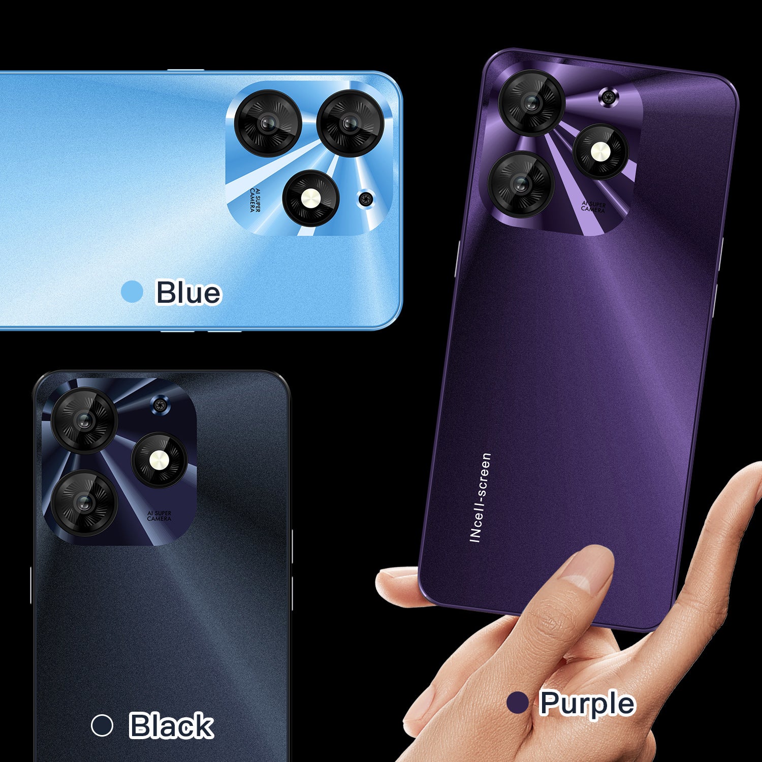 Mobile Phone Spark10 Pro 7.3Inch Large Screen16+1T Factory Price for Android Phones(Popular)