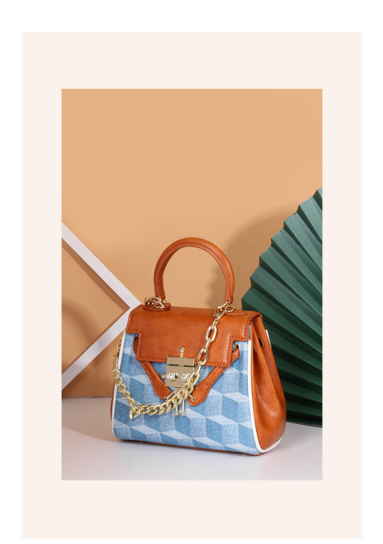 Internet Celebrity Kelly Small Square Bag for Women, Fashionable New Simple Handbag, Student Shoulder Crossbody Bag, Trendy Women's Bag Wholesale