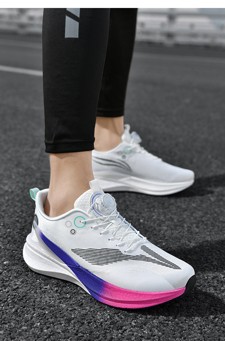 New Chitu Professional Training Running Shoes for Men, Shock Absorption, Racing Carbon Plate Shoes, Couple Style, Non-Slip, Wear-Resistant Sports Shoes