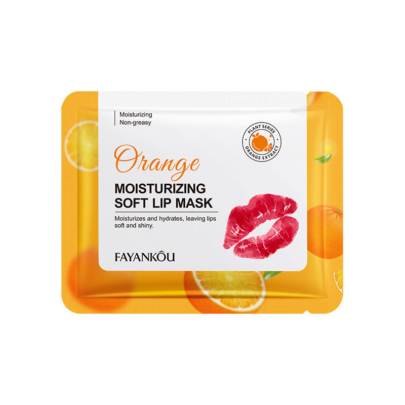 Plant and Fruit Lip Mask Series FAYANKOU Moisturizing Anti-Chap Hydrating Lip Patches Cross-Border Wholesale