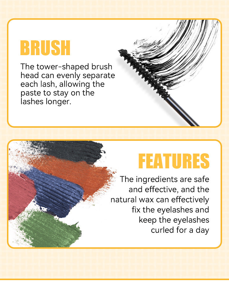 SHELOVES Styling Mascara New Hot Style Waterproof Quick-Drying Non-Smudge Lower Mascara Wholesale