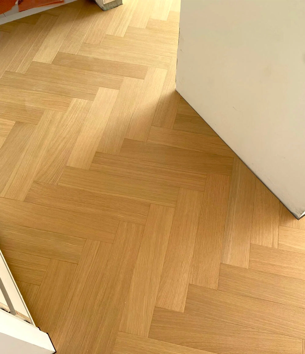 Custom 15mm Multi-Layer Herringbone Oak Engineered Wood Flooring | Premium Design Villas Commercial Interiors Outdoor/Exterior