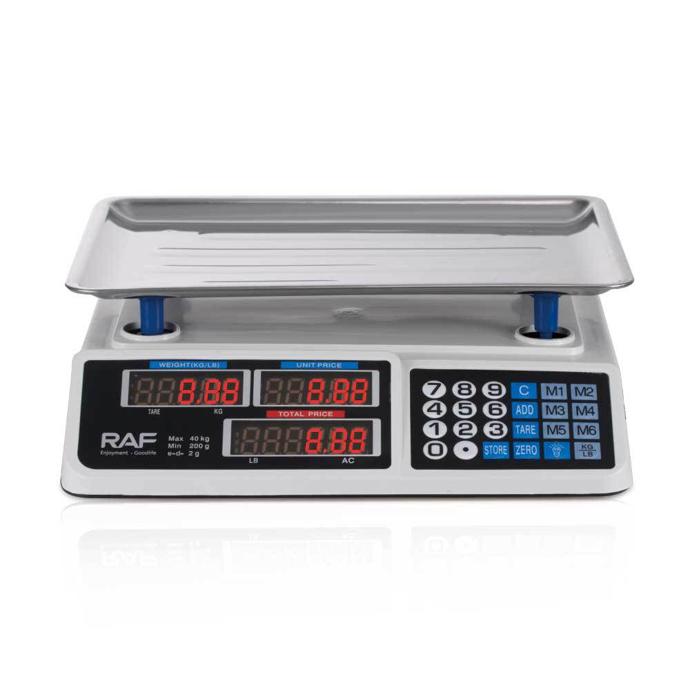 RA  European Standard Digital Display Pricing Scale Multi-Unit Conversion Fair Scale LCD Display Automatic Shutdown