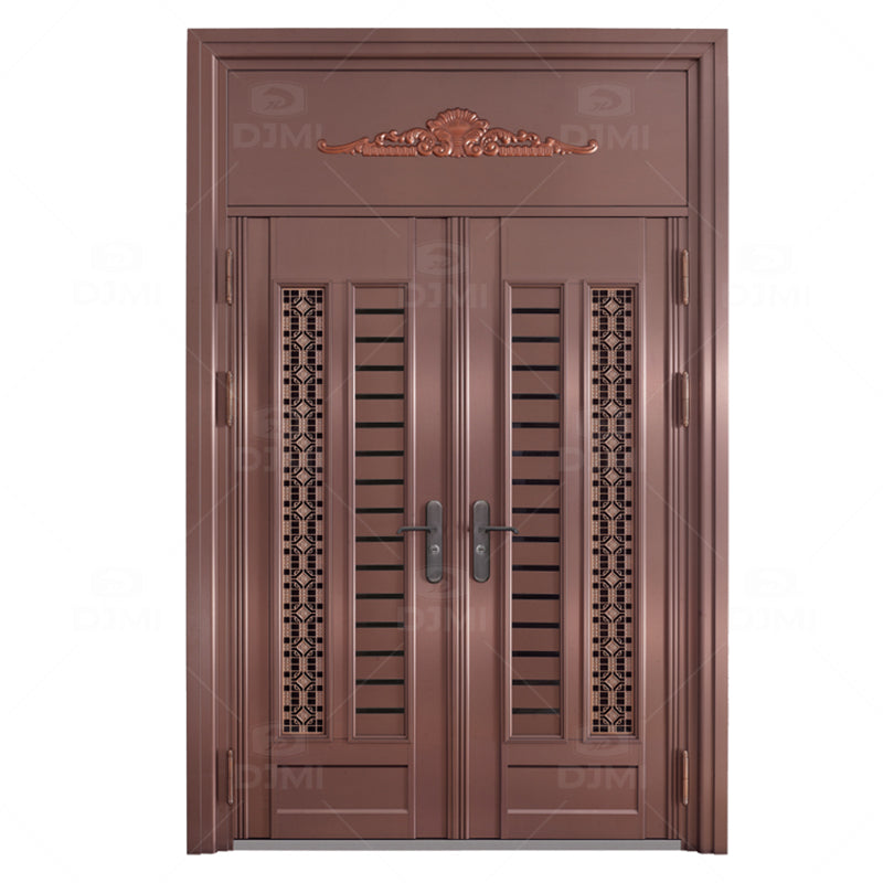 Modern Front Double Door for the House Aluminium Front Doors for Homes Storm Door Exterior