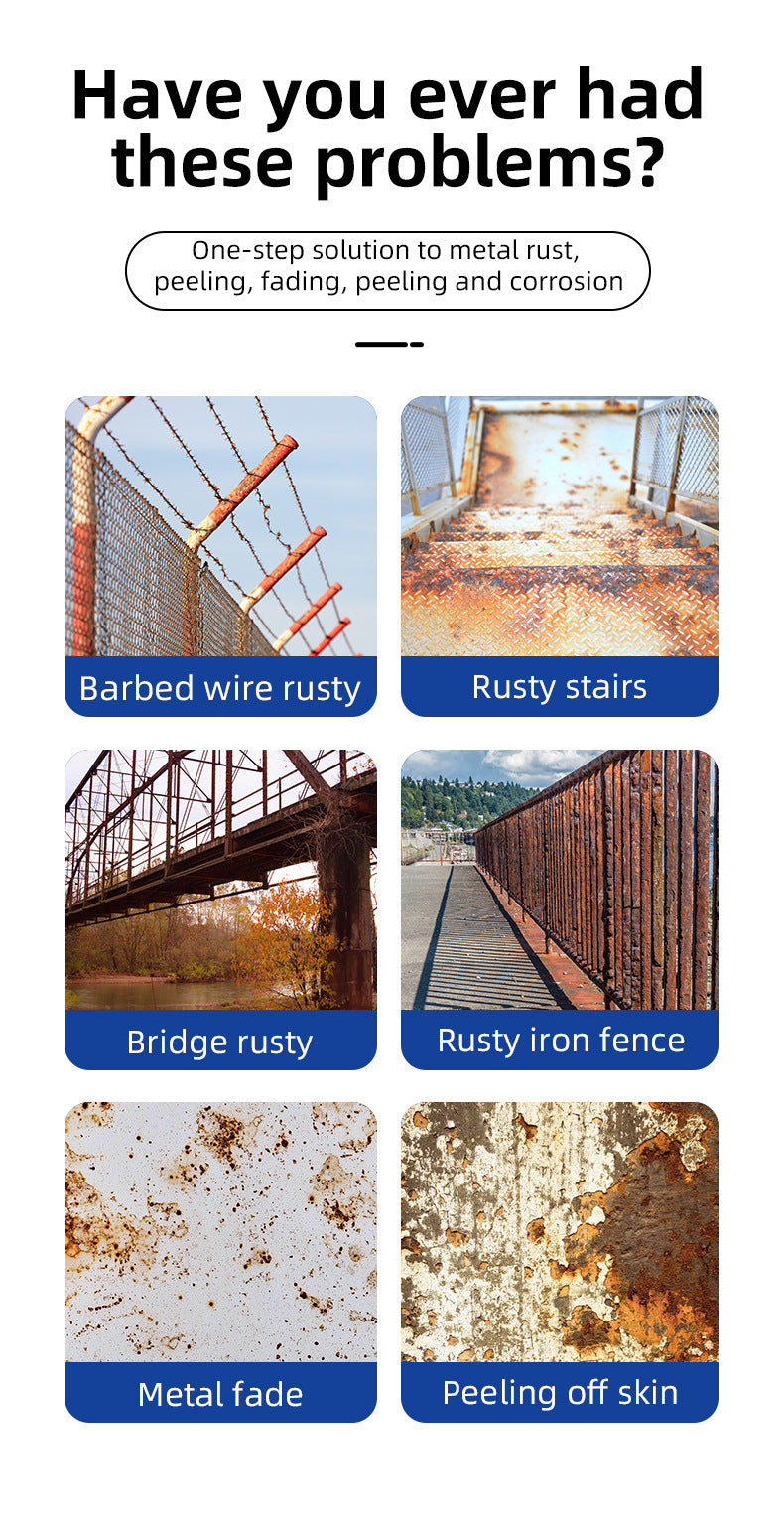 Qixia Water-Based Metal Paint Rust-Free Conversion Color Steel Tile Renovation Rust Fixing Water-Based Metal Paint