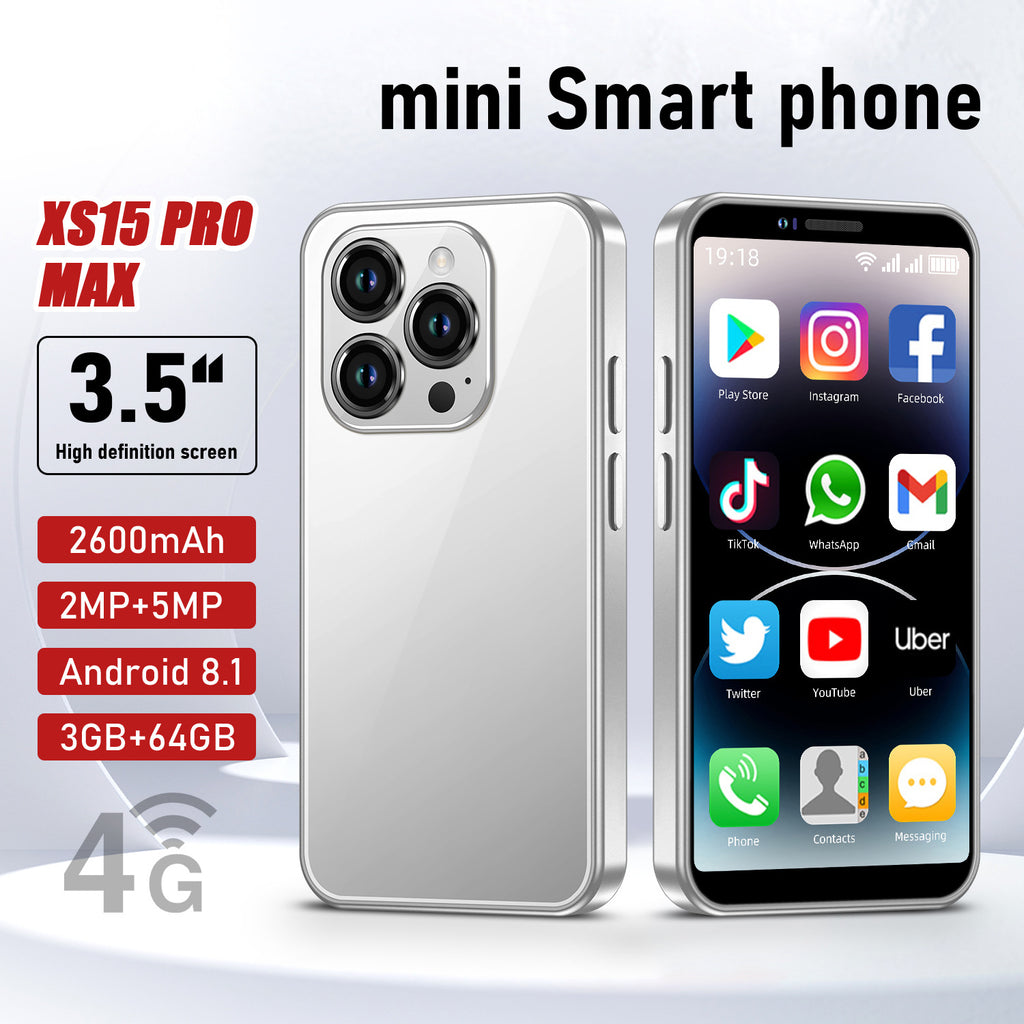 Hot-selling Exclusive for Mobile Phones XS15Smartphone Dual SIM Mini Smartphone Android4G Small Mobile Phone Wholesale