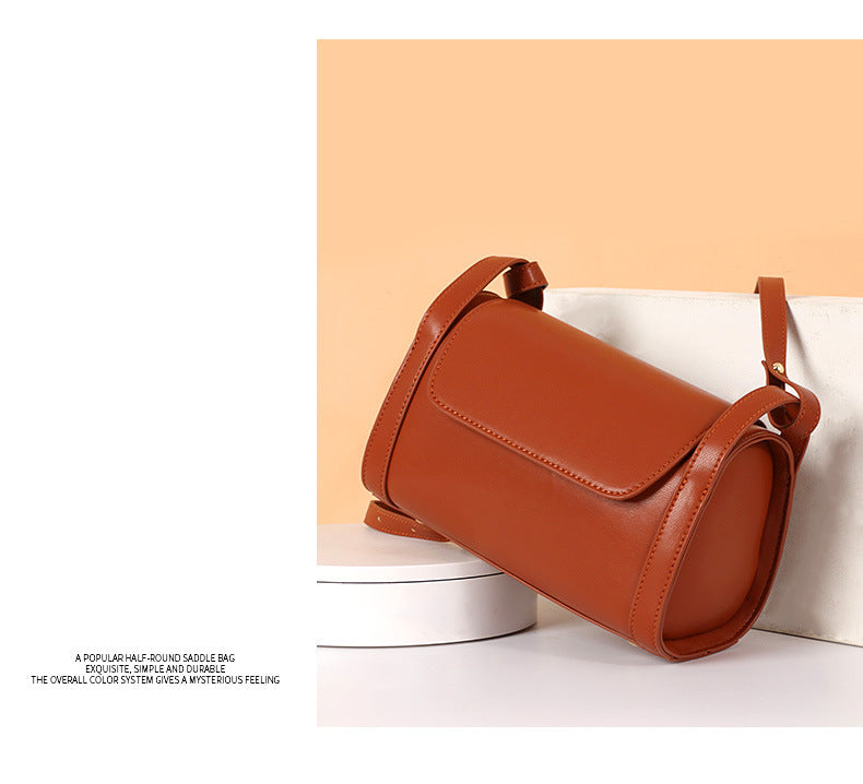 Trolis New Women's Bag2024Vintage Crossbody Bag Stylish Versatile Shoulder Bag Internet Celebrity Texture Small Square Bag