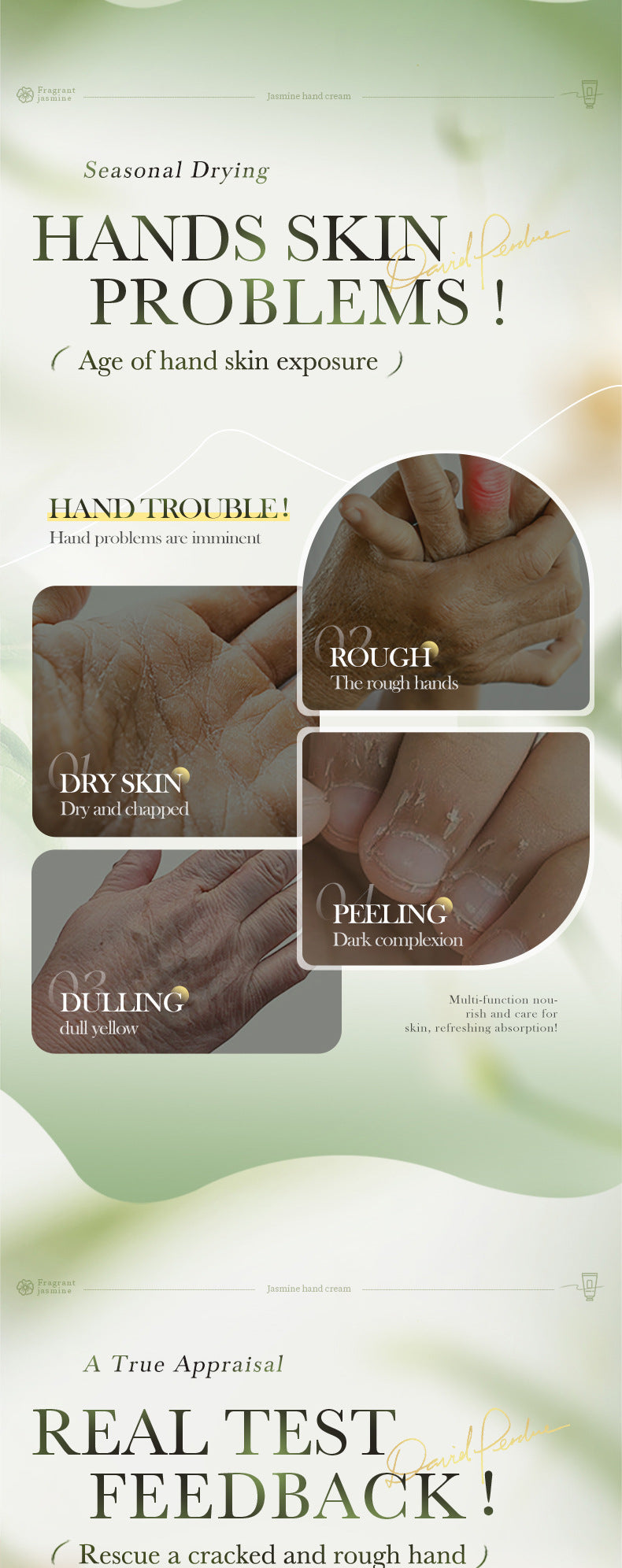 Flower Moisturizing Hand Cream BIOAOUA Autumn and Winter Sakura Moisturizing Hand Cream Cross-Border Foreign Trade Wholesale