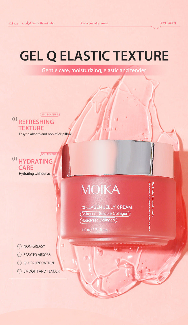 Ready Stock Collagen Jelly Face Cream110g Moisturizing, anti-wrinkle, anti-aging, firming niacinamide gel cream