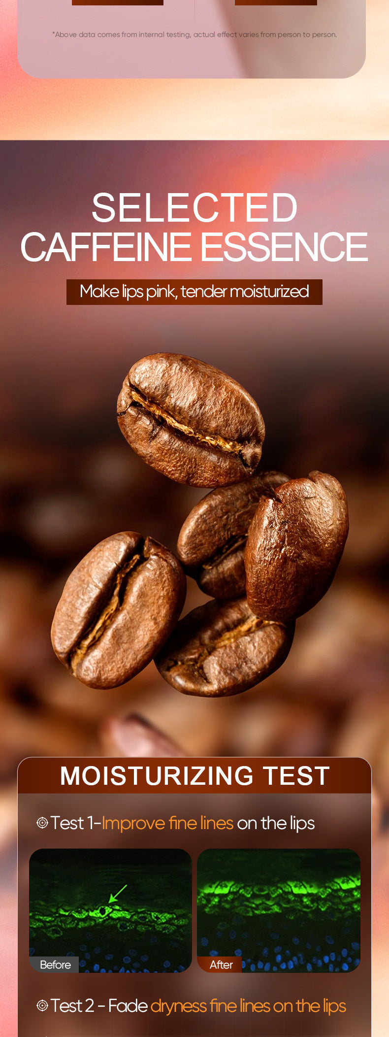 Full English Iced American Caffeine Nourishing Lip Balm SADOER Anti-chapped Moisturizing Lip Balm  Wholesale