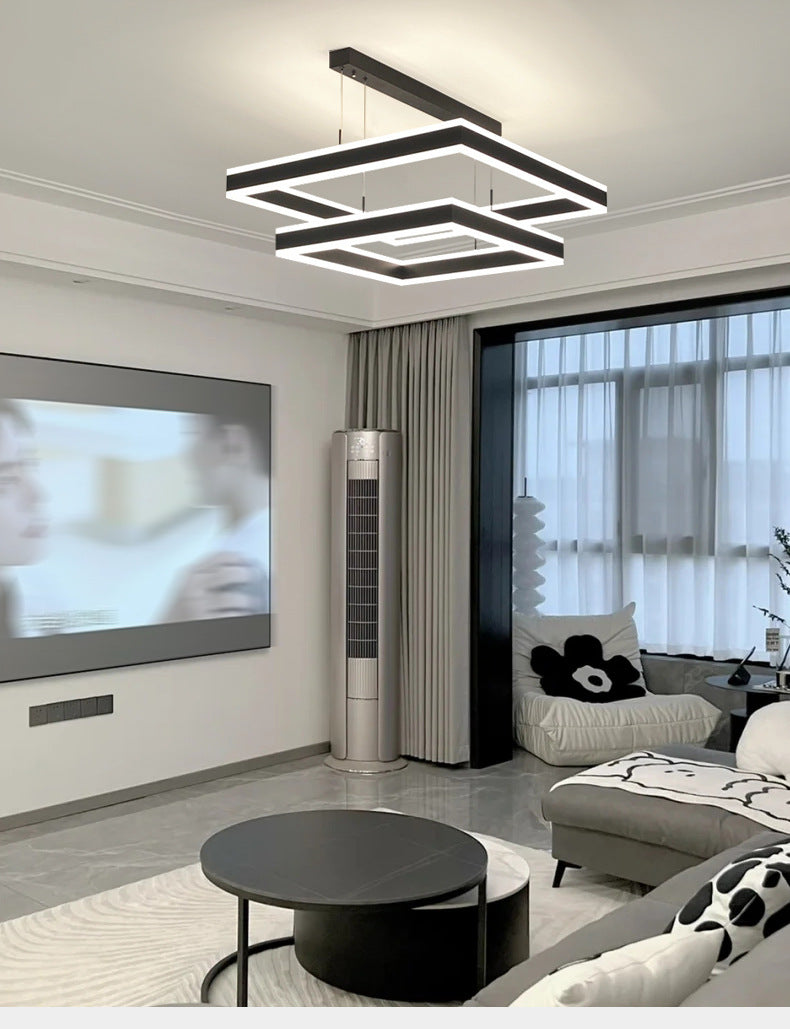 Chandelier for Living Room with High-End Feel, Main Light for Hall, Modern Minimalist Bedroom Light, Dining Room Light, Creative and Unique Design led Bar Counter Lamp