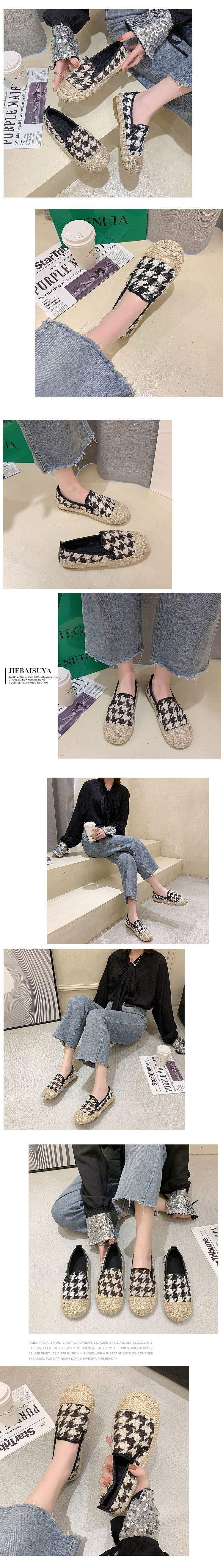 Women's Slip-On Fisherman Shoes Lazy Loafers2025Spring and Autumn New Style Flat Casual Loafers for Women