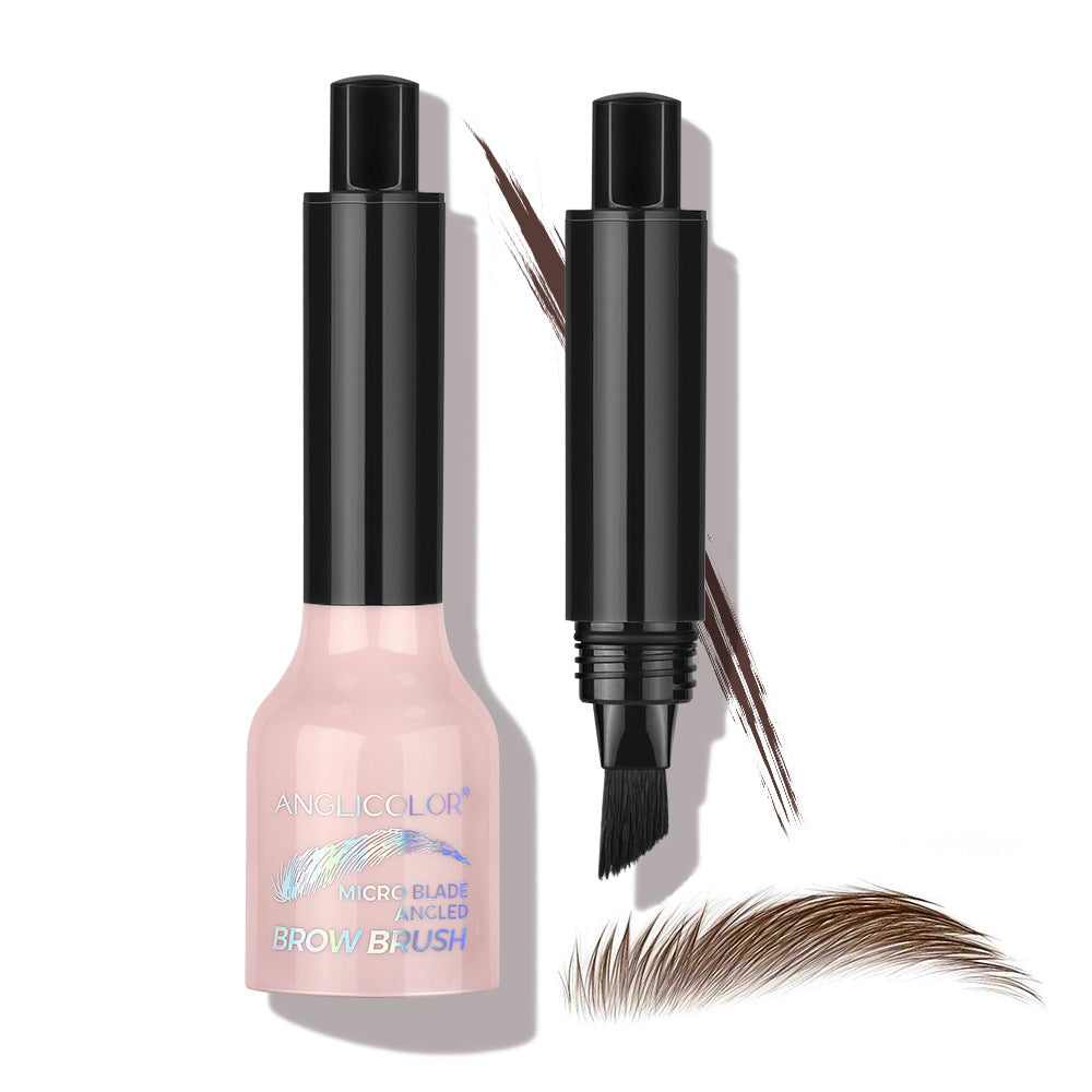 Hot-Selling Eyebrow Dye Cream Waterproof Smudge-Proof Large Brush Eyebrow Cream Long-Lasting Color No Smudging Natural Eyebrows