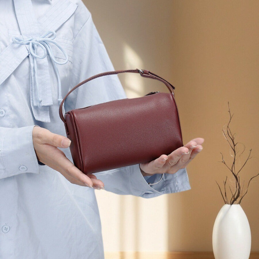 Pencil Case Bag Simple Women's Handbag Niche Versatile Shoulder Bag Light Luxury Fashion Design Crossbody Bag Women's Commuting