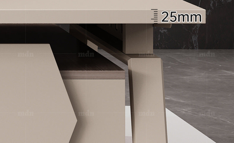 Office Desk Boss Desk and Chair Set Manager Supervisor Light Luxury High-End Office Desk and Chair Set Executive Office Desk