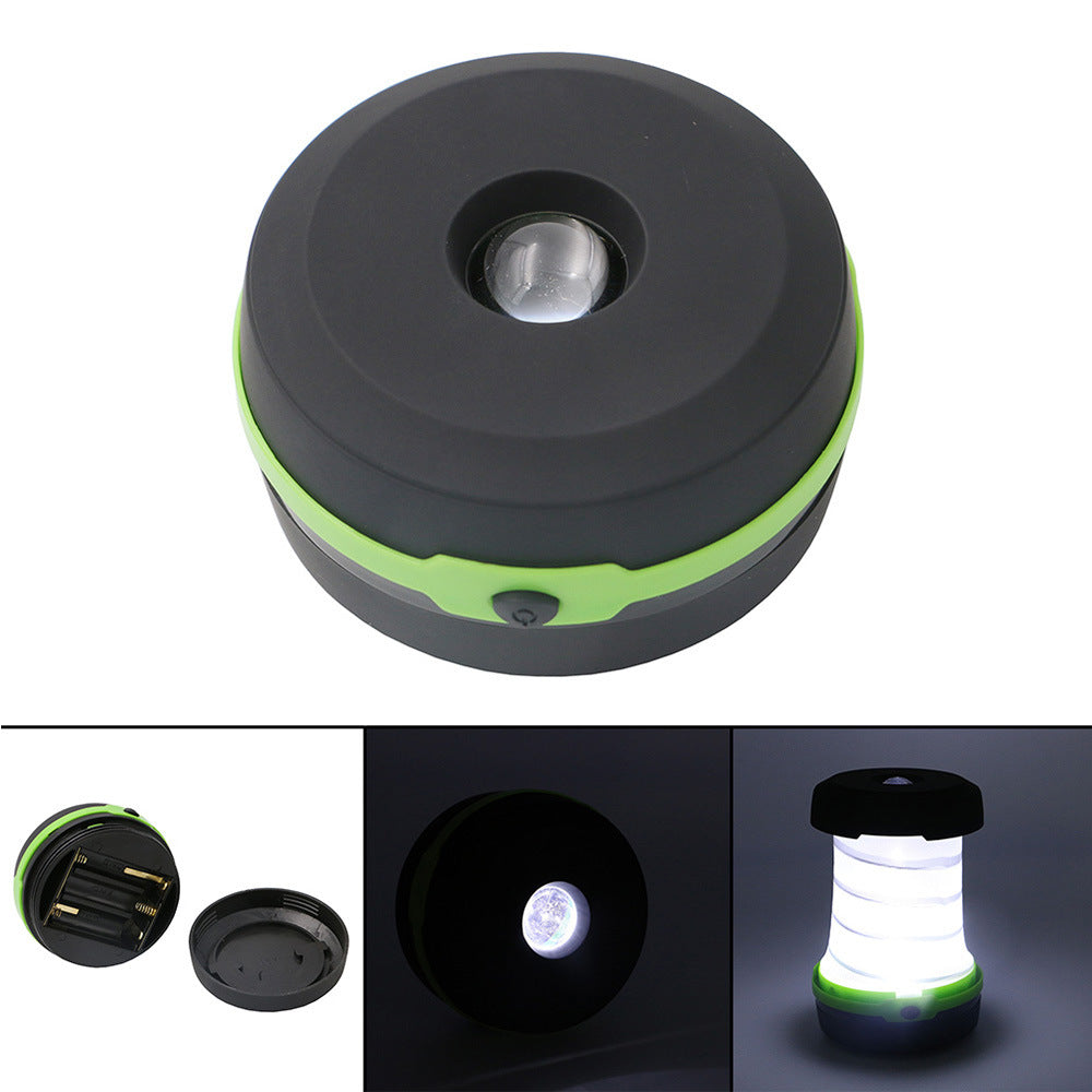 Outdoor Waterproof LED Camping Light Tent Light Retractable Camping Light Dry Battery Portable Emergency Light Night Light