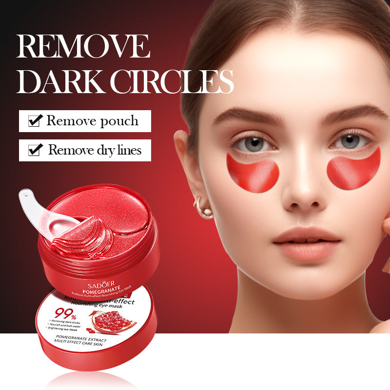 Red Pomegranate Eye Mask SADOER Moisturize the eye area, improve dark circles and wrinkles,  foreign trade wholesale