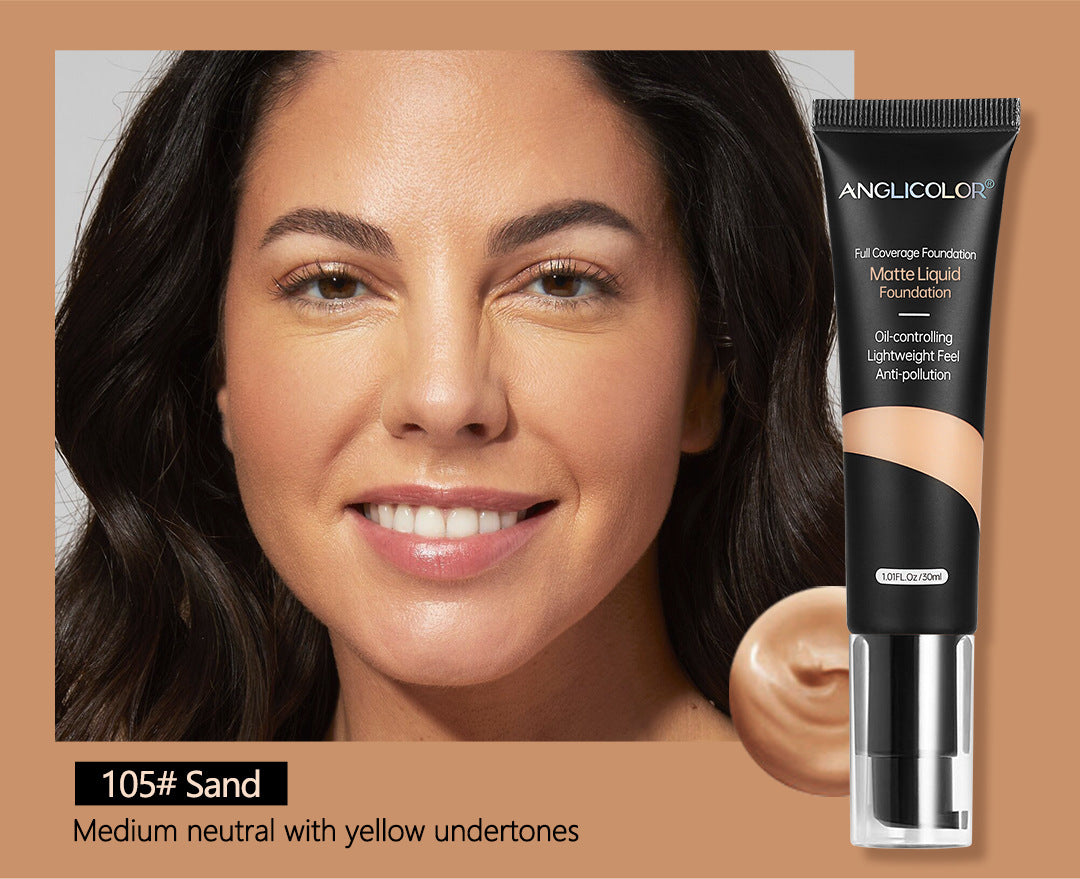 Long-lasting Concealing Foundation foundation Waterproof Oil Control Foundation Cream Non-Cakey Concealer
