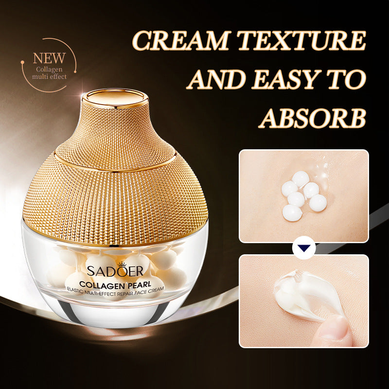 Full English Pearl Cream70g SADOER Collagen Hydrating Moisturizing Cream  Foreign Trade Wholesale