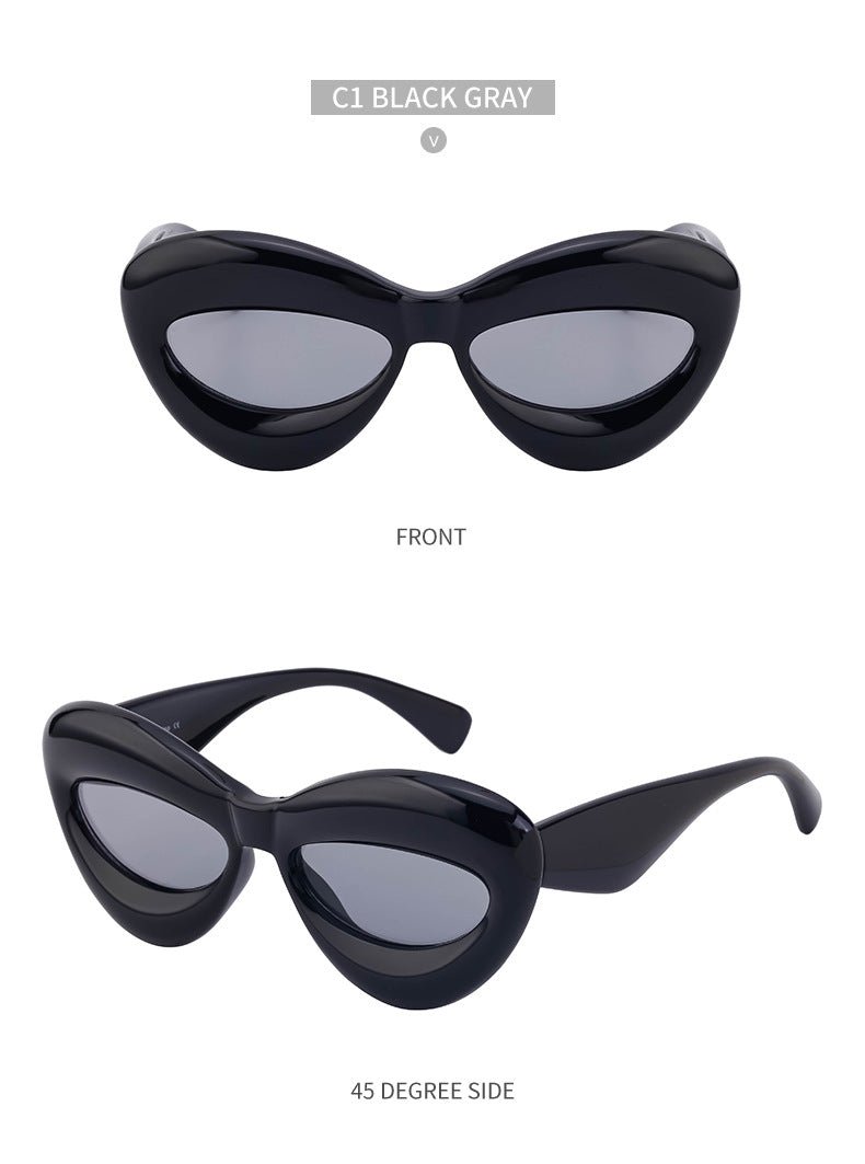 European and American Style Lip Sunglasses for Women Fashionable Party Quirky Personality Sunglasses Women's Glasses Wholesale Street Style Sun Protection