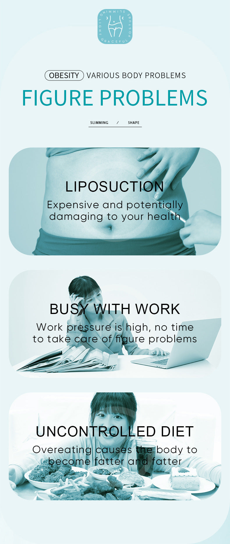 Slimming and Shaping Cream SADOER Body Massage Cream Shaping Fat Burning Firming Lightweight Cross-Border Wholesale