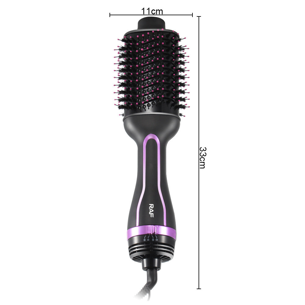 RAF European Standard Curling and Straightening Dual-use Hair Styling 3-in-1 Hot Air Brush Automatic Curling Iron Electric Hair Dryer