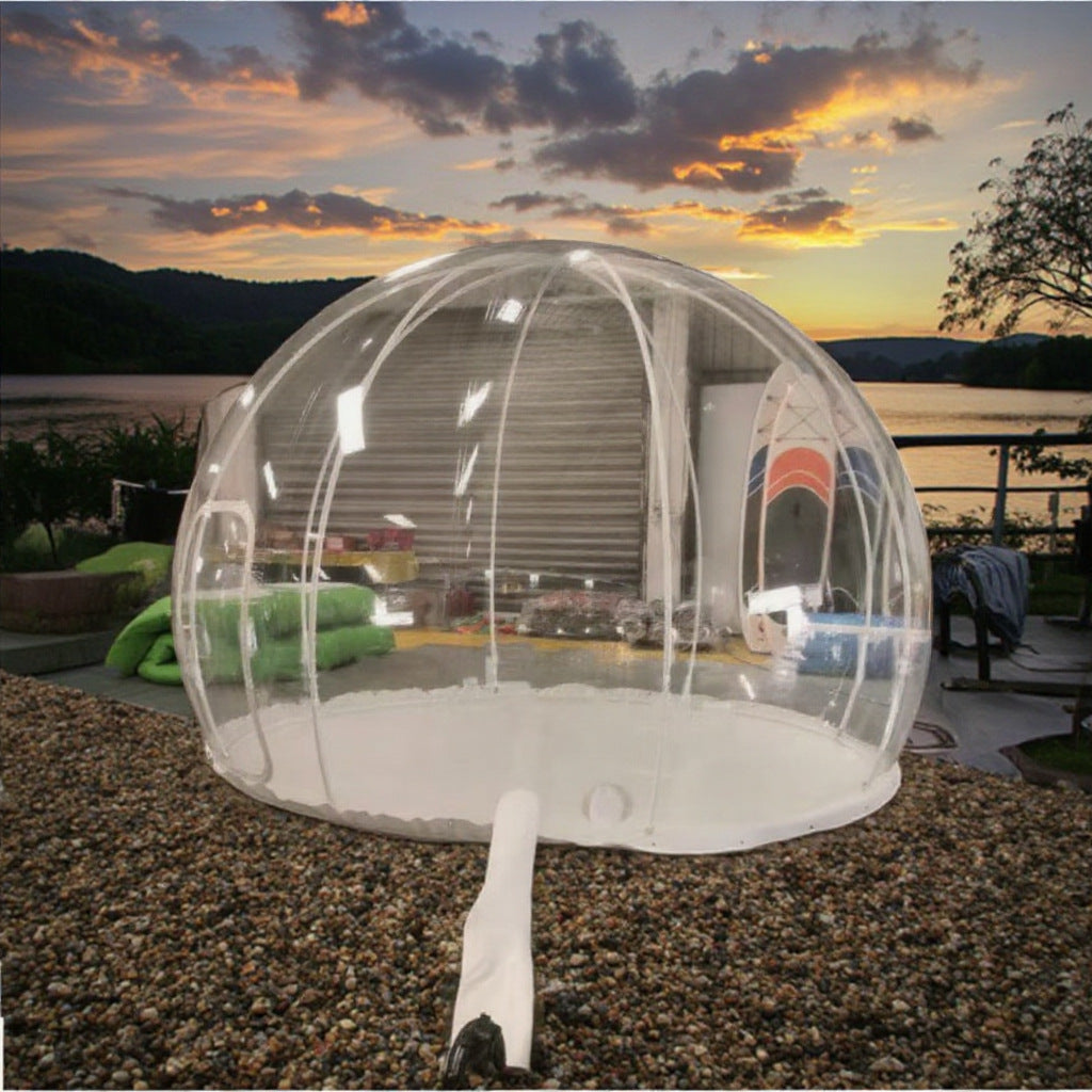 Internet Celebrity Inflatable Tent Large Outdoor Wedding Exhibition Mobile Banquet Tent Emergency Rescue Anti-epidemic Insulation Double Layer
