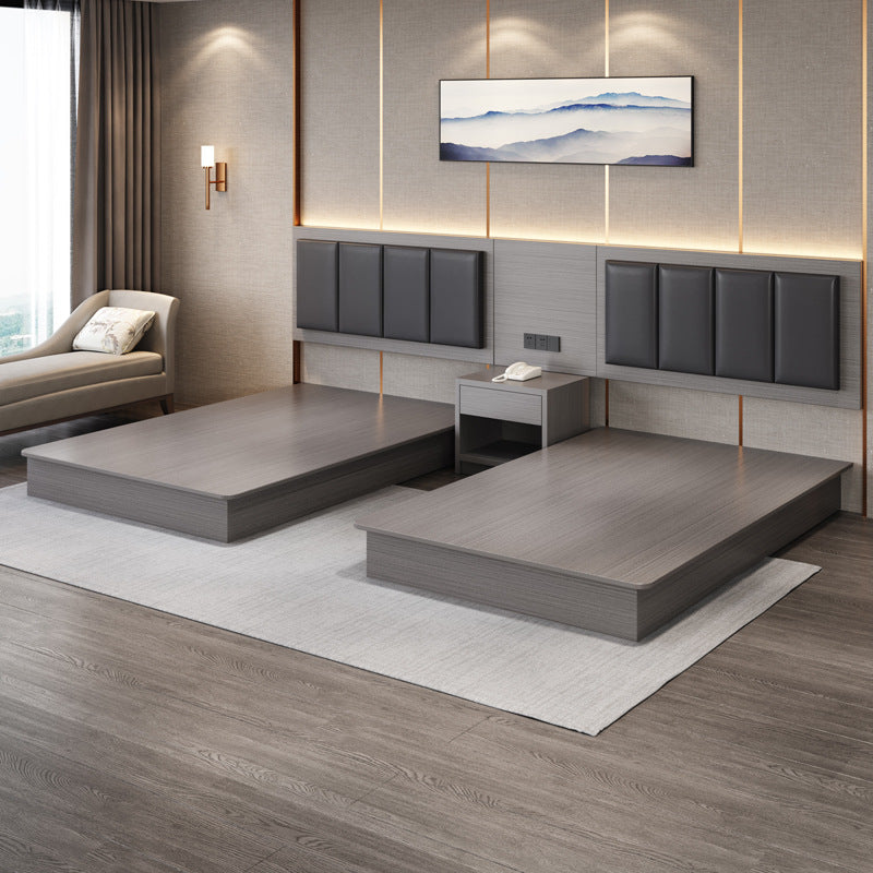 Hotel Guesthouse Bed Standard Room Full Set Furniture Apartment Homestay Single Double Bed Hotel Rental Room Special Bed Box