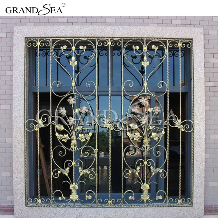 New Design  Metal Grill Simple Iron Window Grills