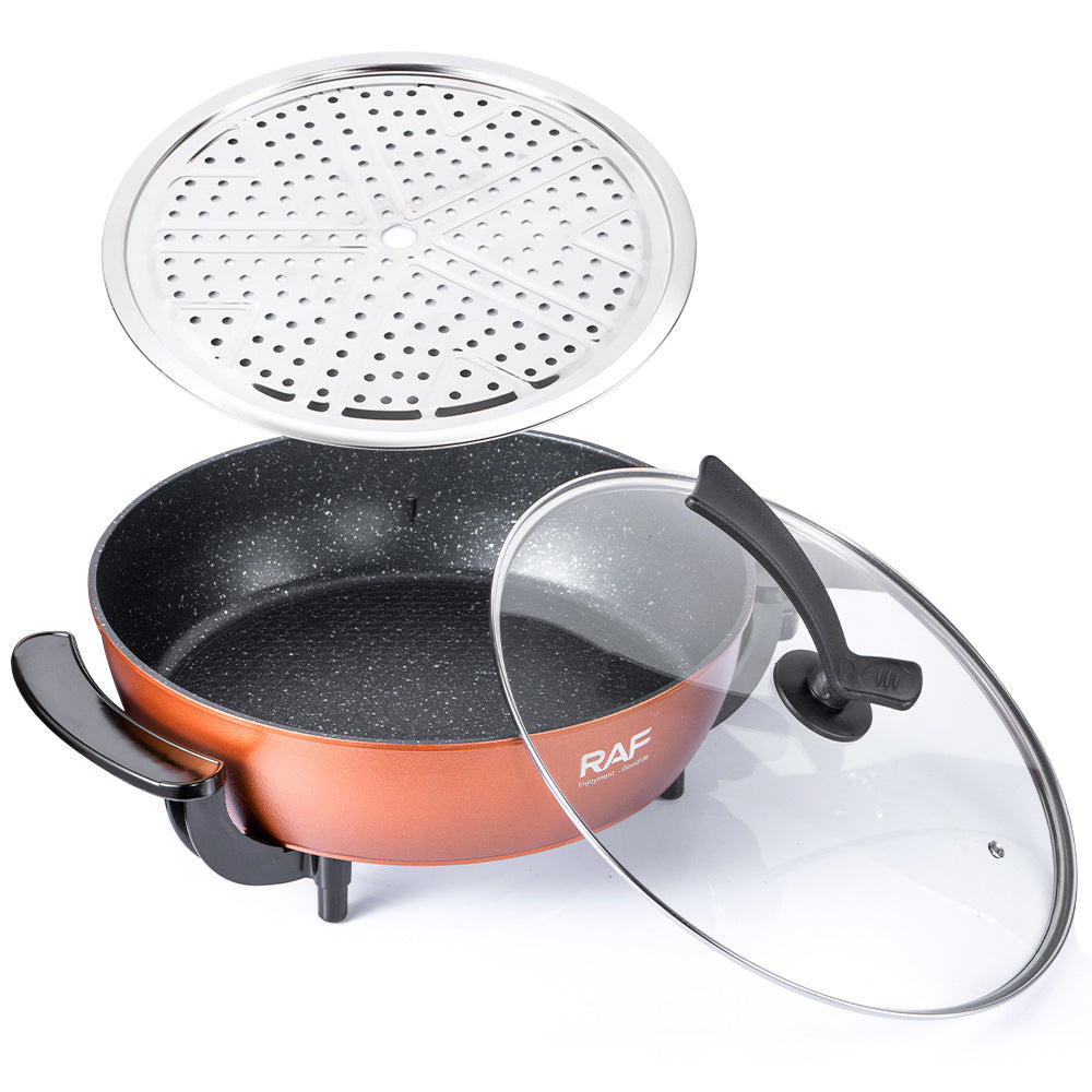 RAF European Standard Household Barbecue Hot Pot BBQ All-in-One Pot Multifunctional Barbecue Machine Grill and Hot Pot Stove Small Hot Pot