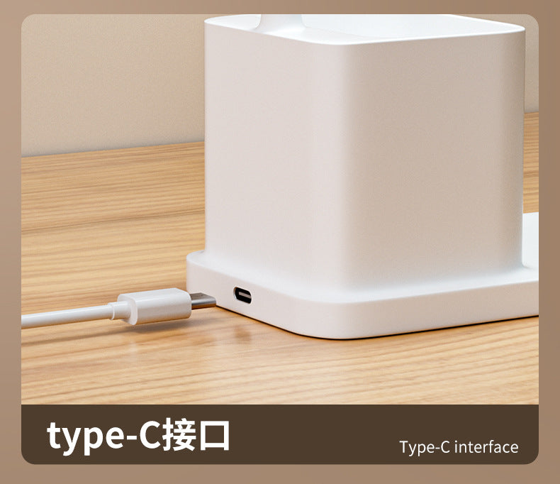 Custom Desk Lamp Study Eye Protection Dormitory Lamp Student Desk Rechargeable Children's Desktop Lamp Pen Holder Reading Lamp