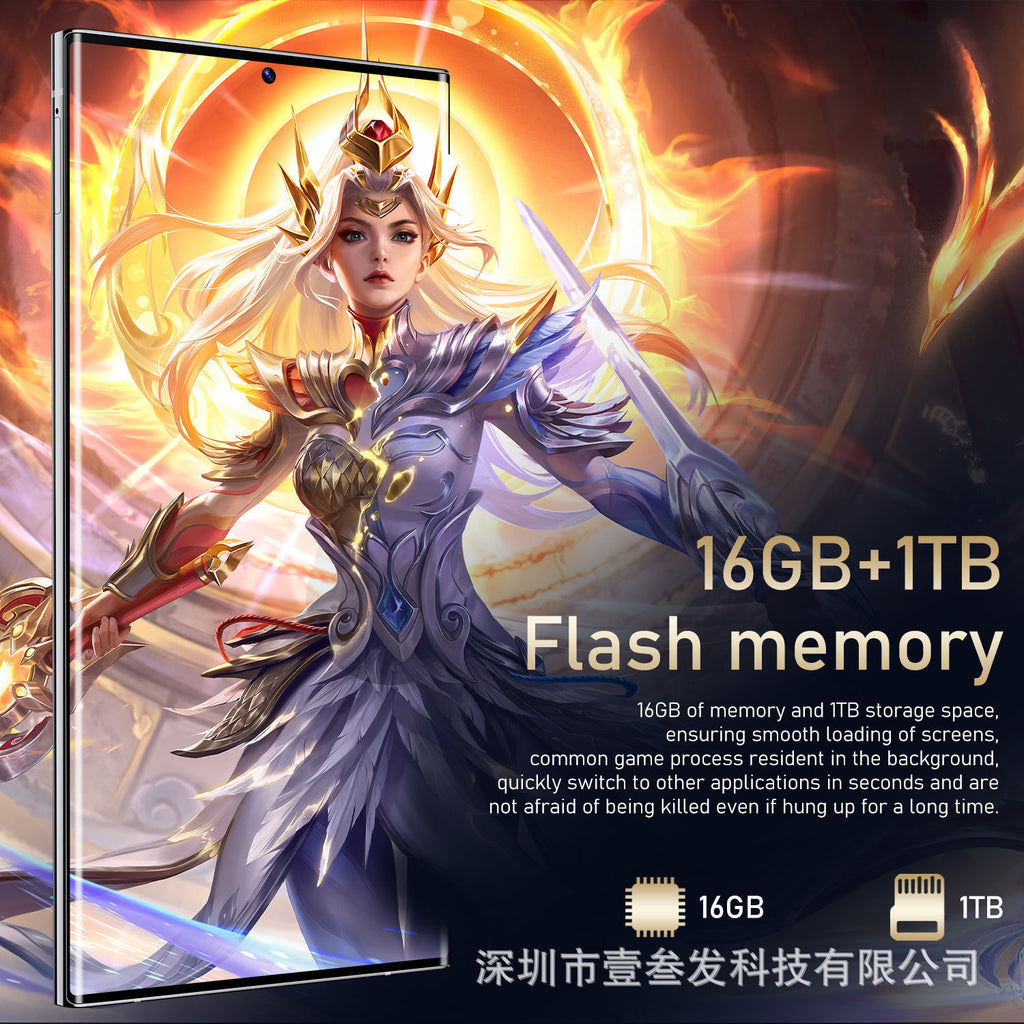 Global S24 Ultra Mobile Phone2+16 High-end7.3Inch Large Screen1300Pixel Android8 Hd