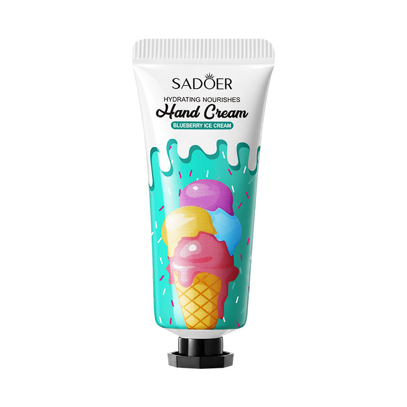 Green Tea Ice Cream Hydrating Hand Cream SADOER Autumn and winter hand cream cross-border foreign trade wholesale