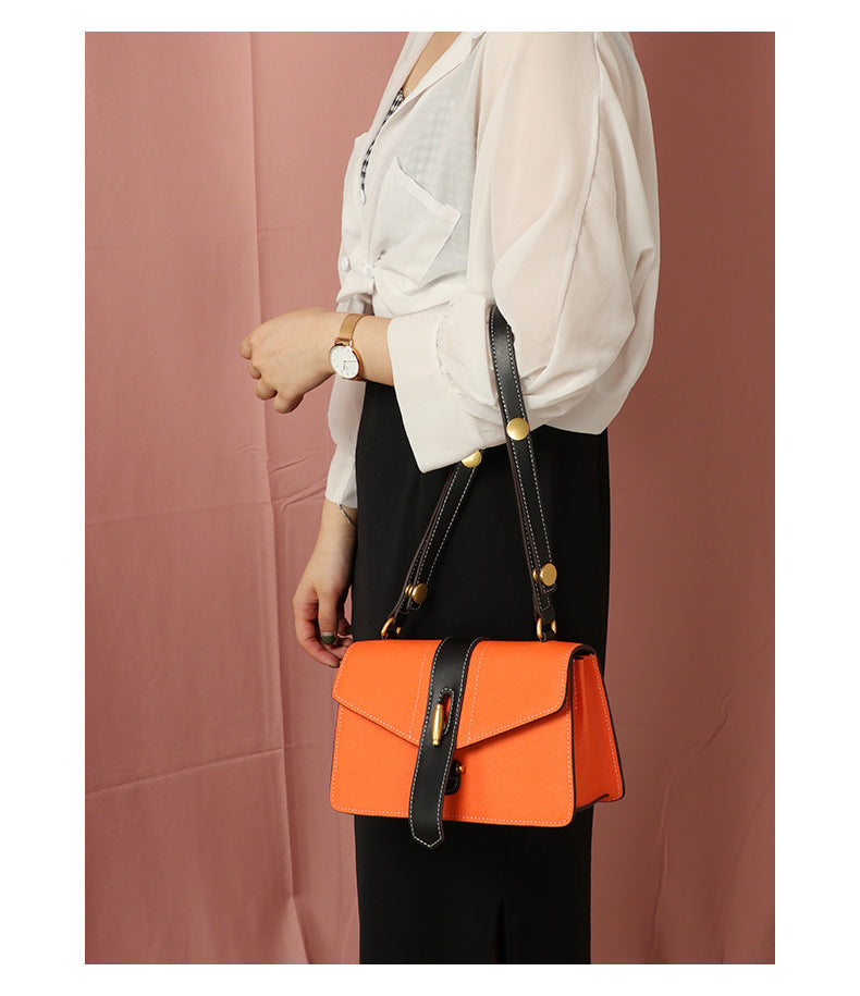 Korean Style Summer Trend Simple Fresh Versatile Women's Single Shoulder Crossbody Small Square Bag Female Internet Celebrity Same Style Women's Bag