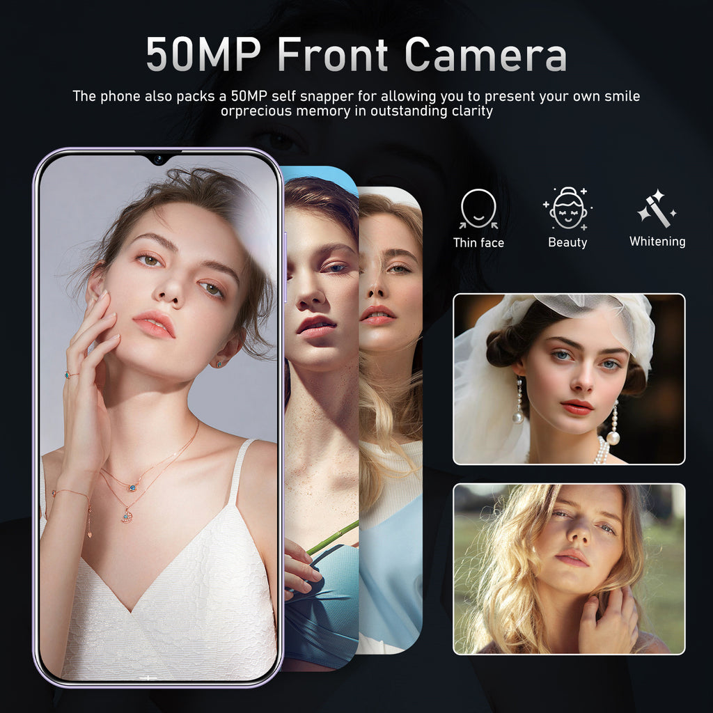 New Mobile Phone M6 Pro Large Screen7.3Inch16+1T Low Price Spot Wholesale Smartphones(Popular)