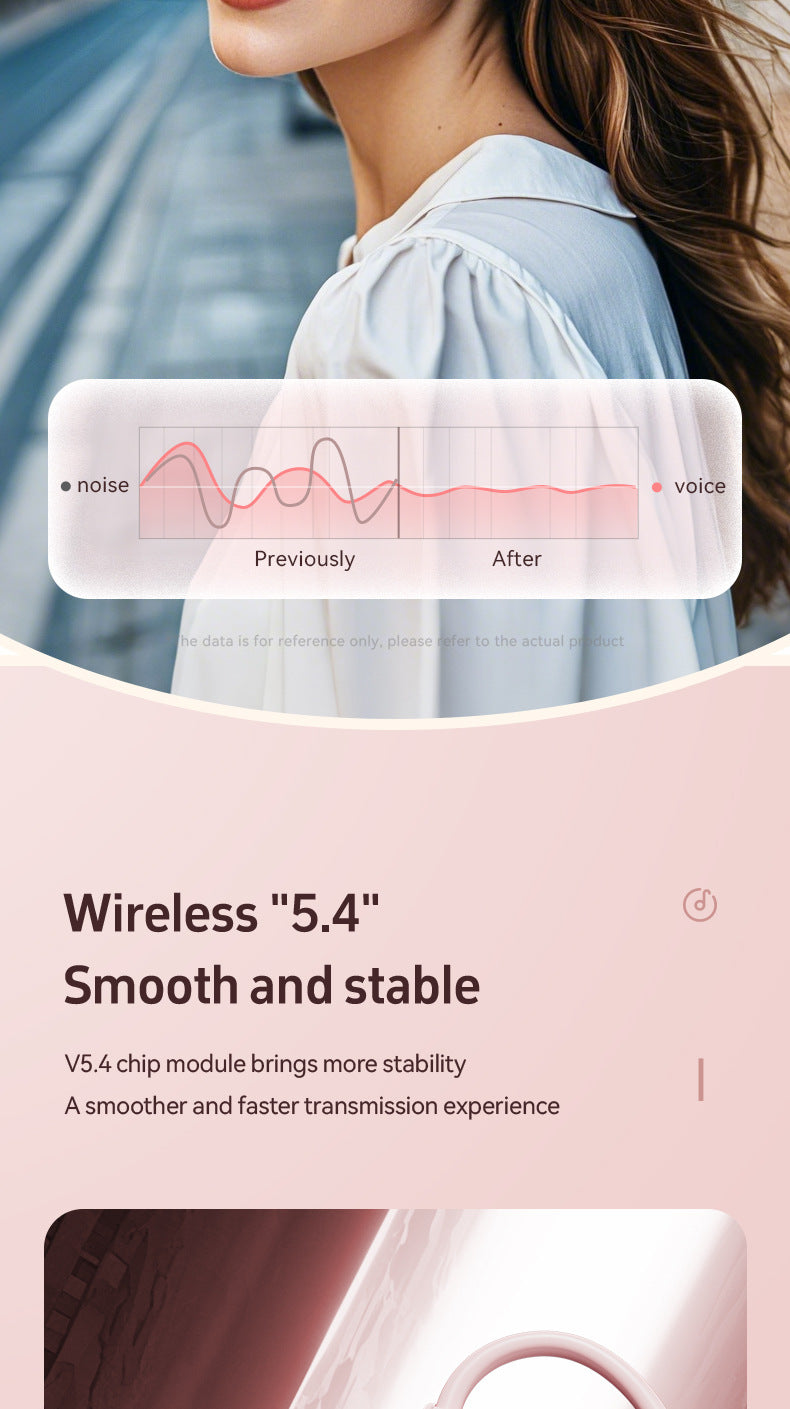 New M95Creative Electroplating OWS Bluetooth earphones non-in-ear over-ear high appearance value long battery life wireless earphones