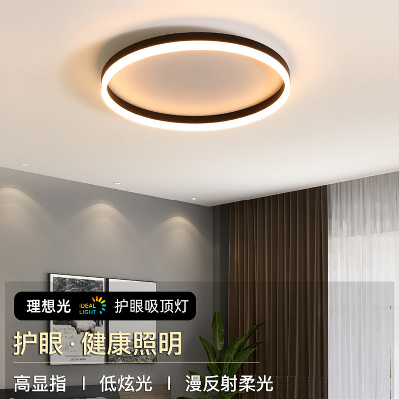 Ceiling Lamp led Bedroom Light Modern Minimalist Creative Ultra-Thin Nordic Master Bedroom Room Creative Personality Full Spectrum