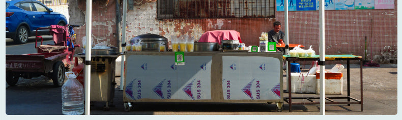 Four-Corner Rainproof Tent Four-Leg Rain Shelter Outdoor Advertising Exhibition Stall Use Sunshade Rain Cover Retractable Folding Canopy