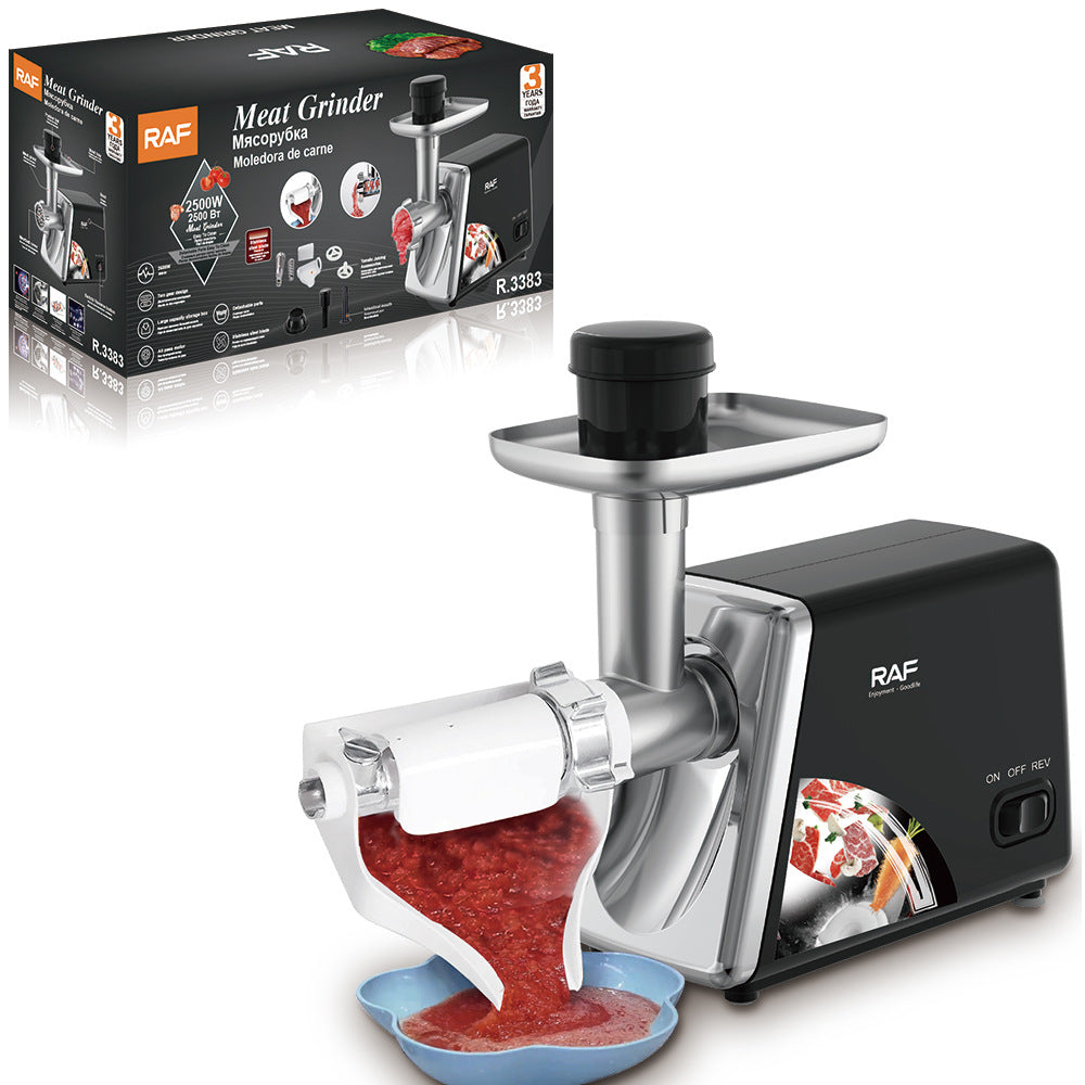 RAF European Standard Household Electric Vegetable Chopper Meat Grinder Small Multifunctional Enema Machine Small R.3383