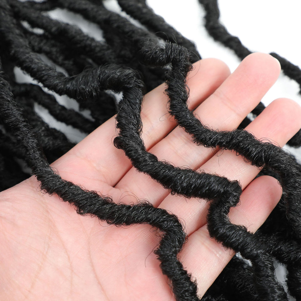 Earthworm Song Faux Locs Crochet Hair African Dreadlocks European and American Foreign Trade Synthetic Crochet Hair