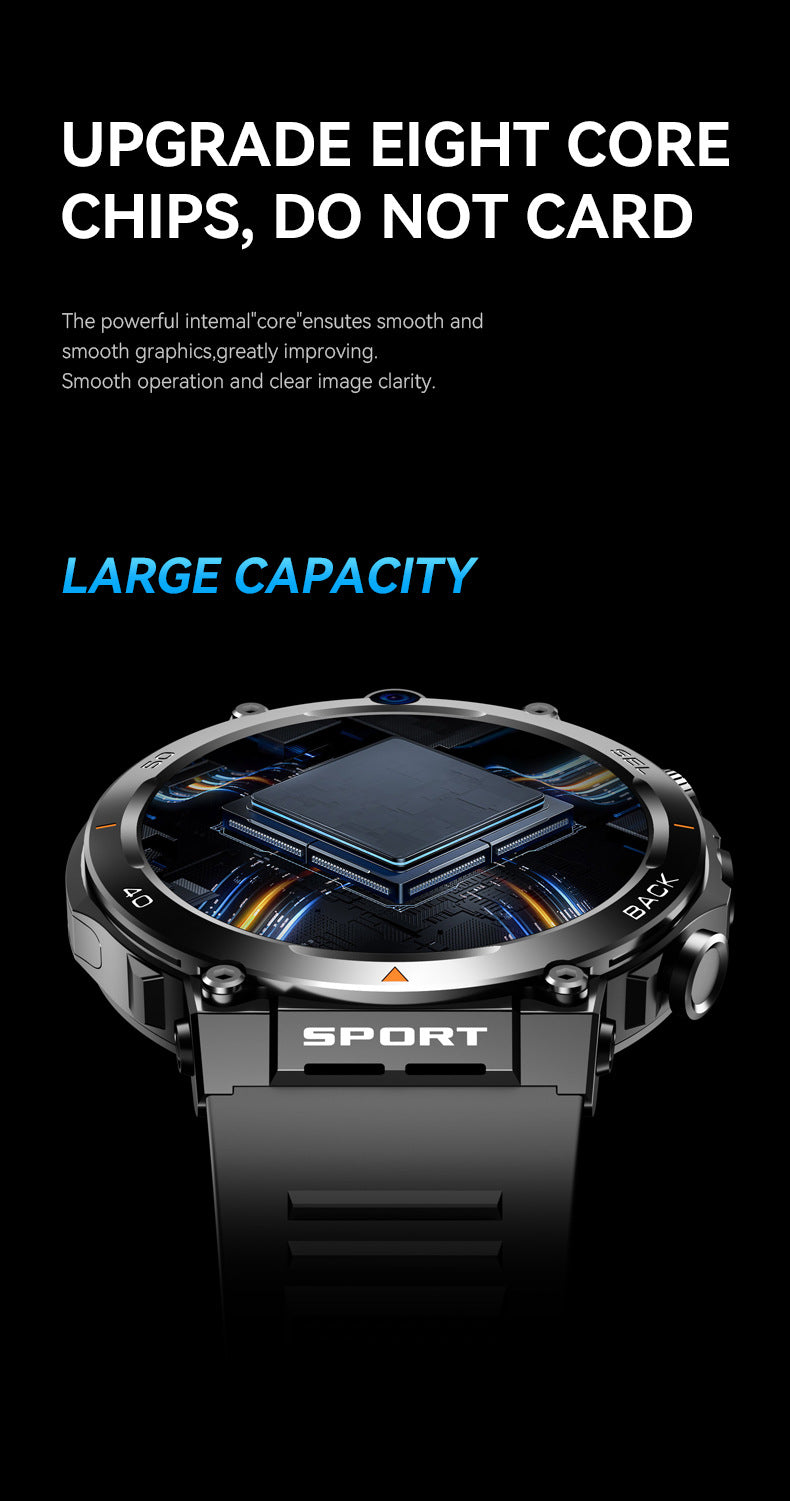 H10Smart Watch5G Full Netcom SIM Card Google Store Support APP Download Dual Camera Video Call