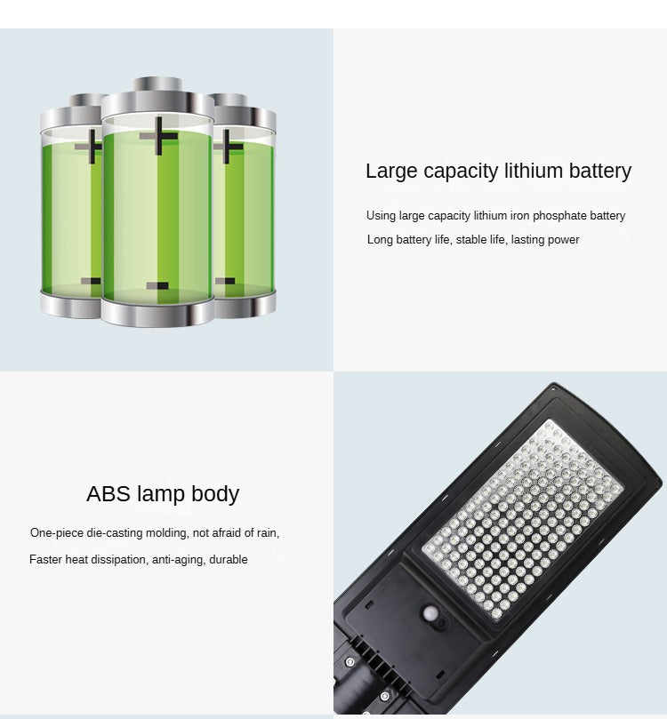 Professional Energy-Saving Waterproof Integrated Street Intelligent Human Sensing 200W Led Solar Street Light