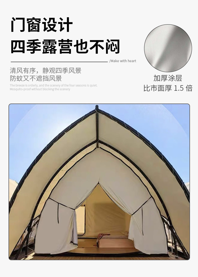 Kale Outdoor Sailing Tent Camp Parent-Child Vacation Scenic Area Double-Layer Insulated Wild Luxury Hotel Homestay Tent Manufacturer