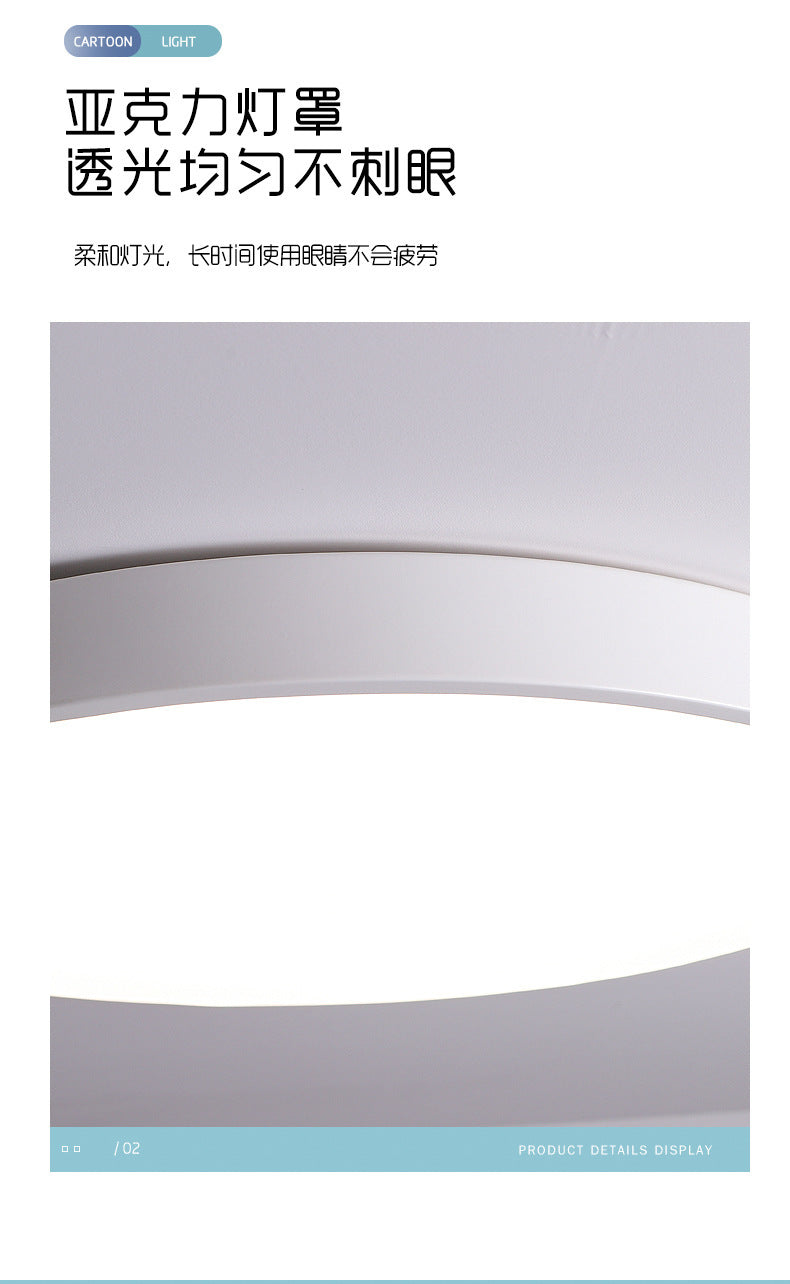 LED Ceiling Lamp Nordic Ultra-thin Rectangular Living Room Corridor Balcony Lighting Round Master Bedroom Room Lamp