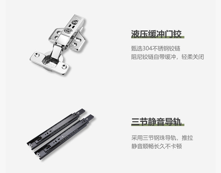 Bedroom Home Cream Style Solid Wood Wardrobe Simple Large High Cabinet Cream Style Segmented No-Installation Storage Large Wardrobe